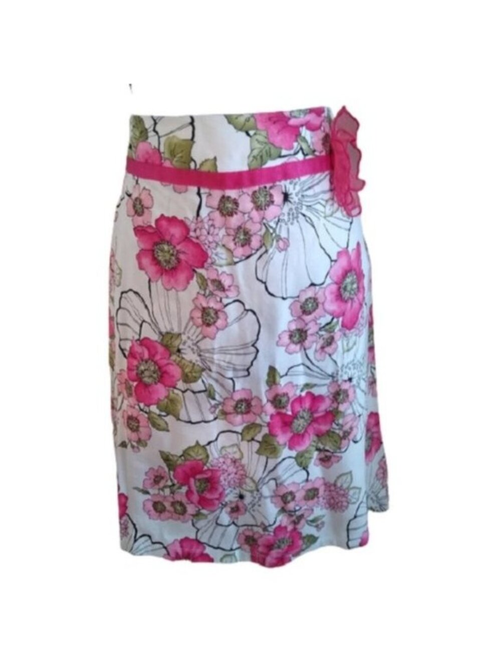 b.i.y.a.y.c.d.a. Women's Floral Skirt, Mulitcolored,  Size 14